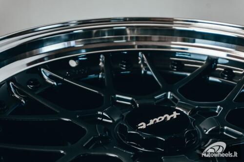 HART HR83 R19X10J 5X114.3/5X120 ET15 CB:74.1 Dark Hyper black and Diamond cut with Black rivets