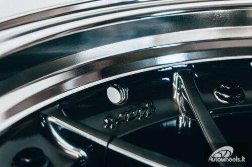 HART HR83 R19X10J 5X114.3/5X120 ET15 CB:74.1 Dark Hyper black and Diamond cut with Black rivets