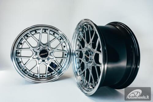 HART HR83 R19X9J 5X112/5X114.3 ET30 CB:73.1 Hyper black and Diamond cut lip with Black rivets