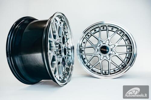 HART HR83 R19X9J 5X112/5X114.3 ET30 CB:73.1 Hyper black and Diamond cut lip with Black rivets