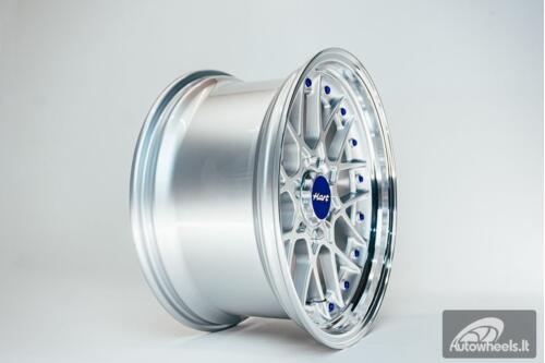 HART HR83 R19X10J 5X114.3/5X120 ET15 CB:74.1 Silver and Diamond cut lip with Blue rivets