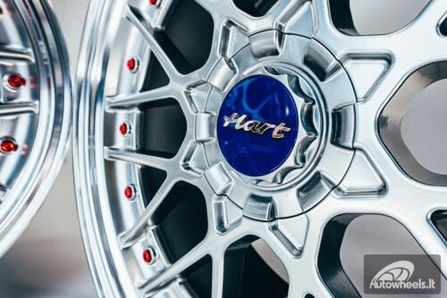 HART HR83 R19X9J 5X100/5X108 ET30 CB:73.1 Hyper black and Diamond cut lip with Red rivets