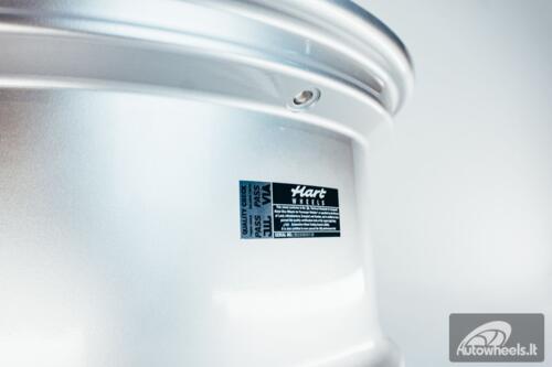 HART HR83 R19X9J 5X114.3/5X120 ET20 CB:74.1 Silver and Diamond cut lip with Gold rivets