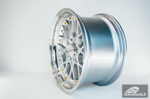 HART HR83 R19X10J 5X114.3/5X120 ET15 CB:74.1 Silver and Diamond cut lip with Gold rivets