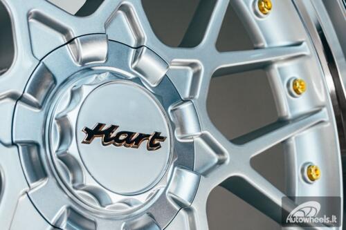 HART HR83 R19X10J 5X114.3/5X120 ET15 CB:74.1 Silver and Diamond cut lip with Gold rivets