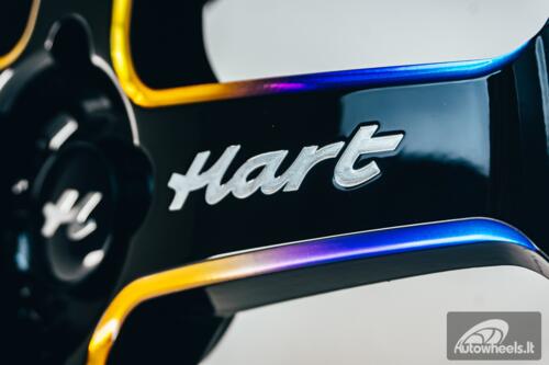 Ratlankis HART HR77 R18X9.5J 5X120 ET22 CB:74.1 Black with Mirror Cut lip Lip and Neo Chrome