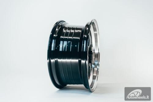 Ratlankis HART HR77 R18X8.5J 5X114.3 ET30 CB:73.1 Hyper Black with Mirror Cut lip