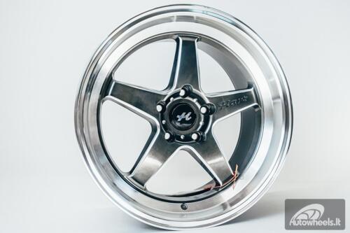 Ratlankis HART HR77 R18X9.5J 5X114.3 ET22 CB:73.1 Hyper Black with Mirror Cut lip