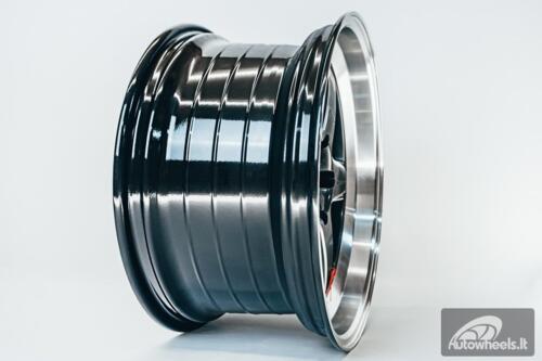 Ratlankis HART HR77 R18X9.5J 5X114.3 ET22 CB:73.1 Hyper Black with Mirror Cut lip