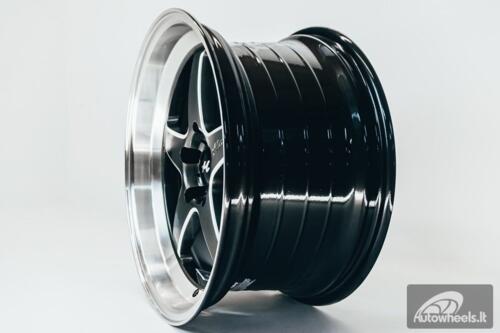 Ratlankis HART HR77 R18X9.5J 5X114.3 ET22 CB:73.1 Hyper Black with Mirror Cut lip