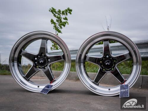 Ratlankis HART HR77 R18X9.5J 5X114.3 ET22 CB:73.1 Hyper Black with Mirror Cut lip