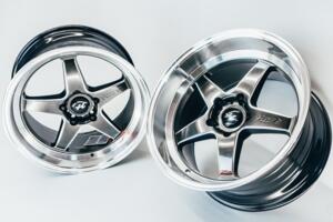 Ratlankis HART HR77 R18X9.5J 5X114.3 ET22 CB:73.1 Hyper Black with Mirror Cut lip