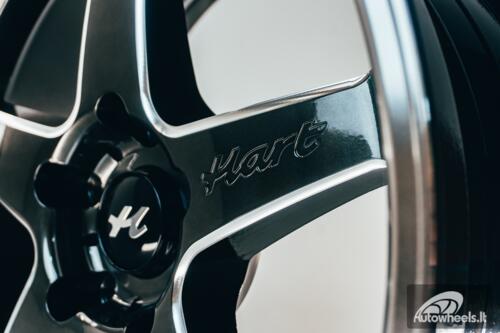 Ratlankis HART HR77 R18X10.5J 5X114.3 ET12 CB:73.1  Hyper Black with Mirror Cut lip