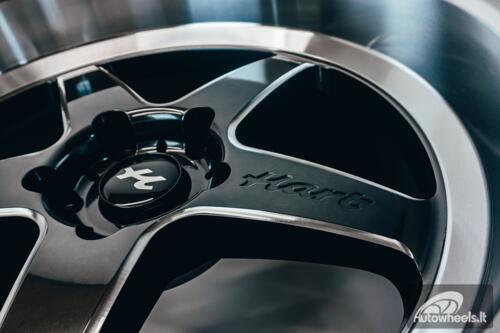 Ratlankis HART HR77 R18X10.5J 5X114.3 ET12 CB:73.1  Hyper Black with Mirror Cut lip