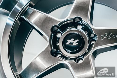 Ratlankis HART HR77 R18X10.5J 5X114.3 ET12 CB:73.1  Hyper Black with Mirror Cut lip