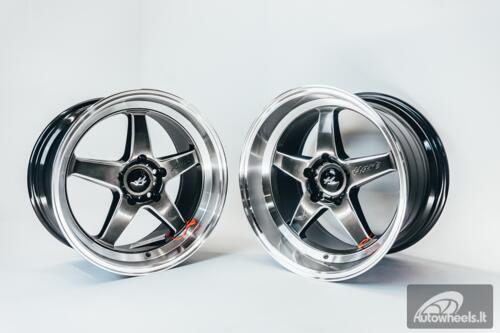 Ratlankis HART HR77 R18X10.5J 5X114.3 ET12 CB:73.1  Hyper Black with Mirror Cut lip