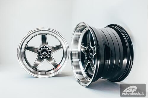 Ratlankis HART HR77 R18X10.5J 5X114.3 ET12 CB:73.1  Hyper Black with Mirror Cut lip