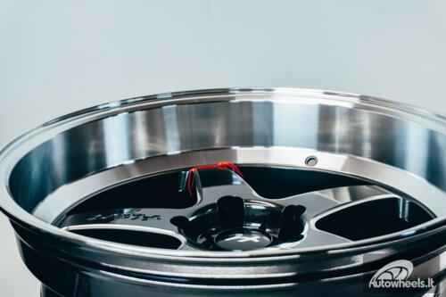 Ratlankis HART HR77 R18X10.5J 5X114.3 ET12 CB:73.1  Hyper Black with Mirror Cut lip