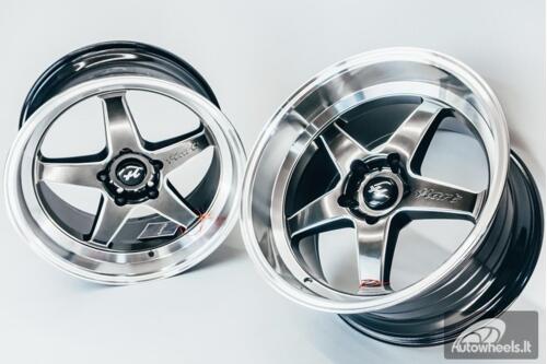 Ratlankis HART HR77 R18X10.5J 5X114.3 ET12 CB:73.1  Hyper Black with Mirror Cut lip