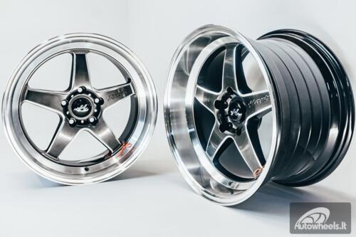 Ratlankis HART HR77 R18X10.5J 5X114.3 ET12 CB:73.1  Hyper Black with Mirror Cut lip