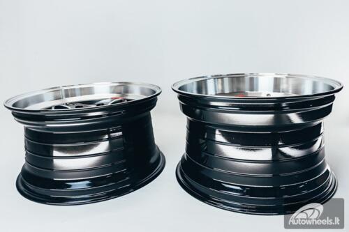 Ratlankis HART HR77 R18X10.5J 5X114.3 ET12 CB:73.1  Hyper Black with Mirror Cut lip