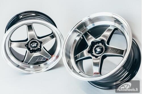 Ratlankis HART HR77 R18X9.5J 5X120 ET22 CB:74.1  Hyper Black with Mirror Cut lip