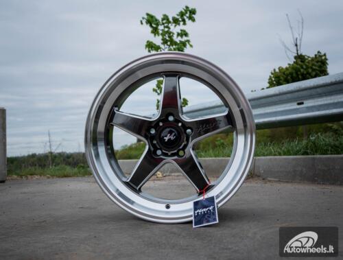 Ratlankis HART HR77 R18X9.5J 5X120 ET22 CB:74.1  Hyper Black with Mirror Cut lip