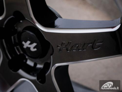 Ratlankis HART HR77 R18X9.5J 5X120 ET22 CB:74.1  Hyper Black with Mirror Cut lip