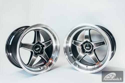 Ratlankis HART HR77 R18X10.5J 5X120 ET12 CB:74.1  Hyper Black with Mirror Cut lip