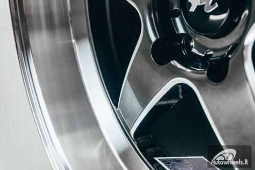 Ratlankis HART HR77 R18X10.5J 5X120 ET12 CB:74.1  Hyper Black with Mirror Cut lip