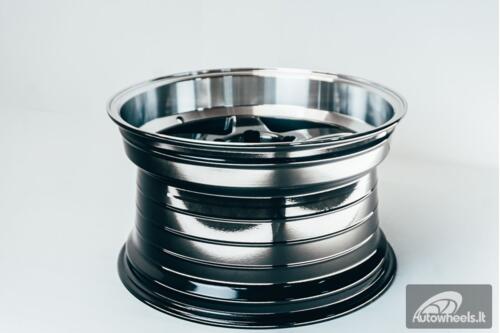 Ratlankis HART HR77 R18X10.5J 5X120 ET12 CB:74.1  Hyper Black with Mirror Cut lip