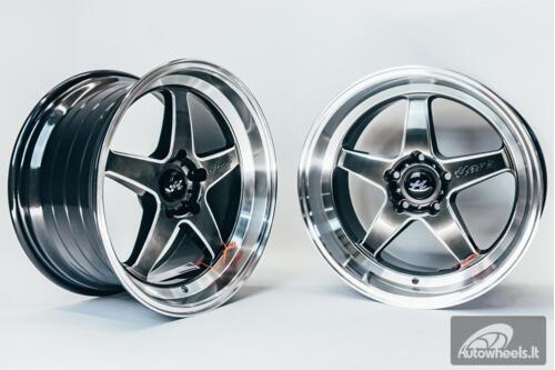 Ratlankis HART HR77 R18X10.5J 5X120 ET12 CB:74.1  Hyper Black with Mirror Cut lip