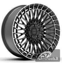 Ratlankis R19x8.5  5X112  ET  42  73.1  HF2113A  Black (BL)  For RACIN  (M)  (HYBRID FORGED)