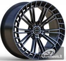 Ratlankis R20x9  5X120  ET  35  72.6  HF5167A  Black (BL)  For RACIN  (M)  (HYBRID FORGED)