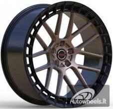 Ratlankis R19x8.5  5X112  ET  42  73.1  HF726A  Black (BL)  For RACIN  (M)  (HYBRID FORGED)