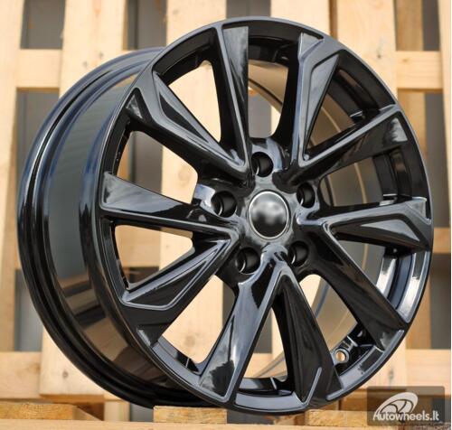 Ratlankis R16x6.5  5X114.3  ET  45  60.1  FE177  (BK5463)  Black (BL)  For TOYOT  (R)