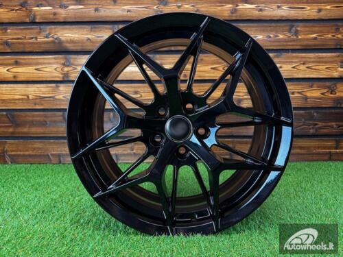 Ratlankis R17x7  5X100  ET  40  57.1  FBX114  Black (BL)  For RACIN  (M)  (HYBRID FORGED)
