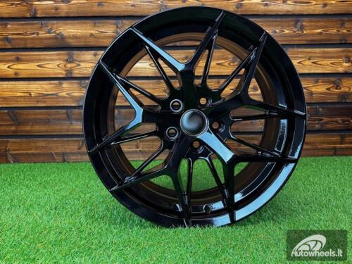 Ratlankis R17x7  5X100  ET  40  57.1  FBX114  Black (BL)  For RACIN  (M)  (HYBRID FORGED)
