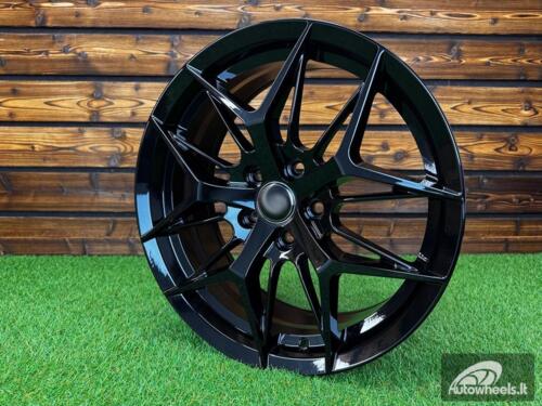 Ratlankis R17x7  5X100  ET  40  57.1  FBX114  Black (BL)  For RACIN  (M)  (HYBRID FORGED)