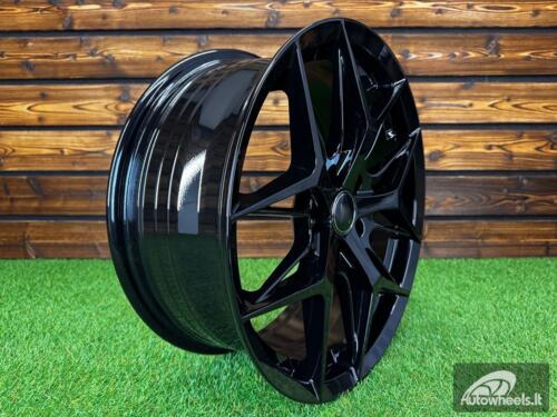 Ratlankis R17x7  5X100  ET  40  57.1  FBX114  Black (BL)  For RACIN  (M)  (HYBRID FORGED)