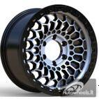 Ratlankis R17x8.5  5X127  ET  M12  71.5  FBX357  Machined Silver (MS)  For 4X4  (M)  (HYBRID FORGED)