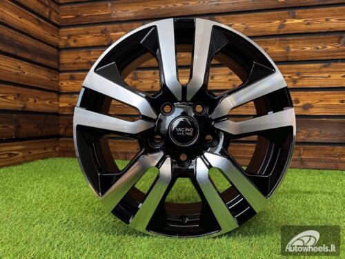 Ratlankis R17x6  5X114.3  ET  50  66.1  IN3516F  Black Polished (MB)  For RENAU  (M)  (HYBRID FORGED (max 1250kg))