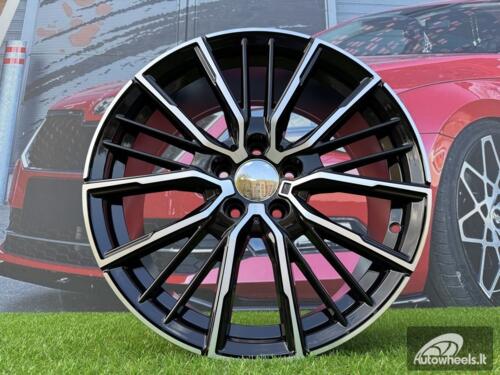 Ratlankis R18x8  5X112  ET  50  66.6  A5824  (IN3612F)  Black Polished (MB)  For BMW  (M)  (HYBRID FORGED)