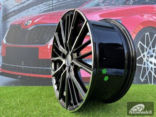 Ratlankis R18x8  5X112  ET  50  66.6  A5824  (IN3612F)  Black Polished (MB)  For BMW  (M)  (HYBRID FORGED)