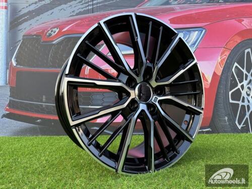 Ratlankis R18x8  5X112  ET  50  66.6  A5824  (IN3612F)  Black Polished (MB)  For BMW  (M)  (HYBRID FORGED)