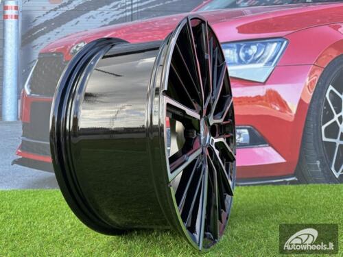 Ratlankis R18x8  5X112  ET  50  66.6  A5824  (IN3612F)  Black Polished (MB)  For BMW  (M)  (HYBRID FORGED)