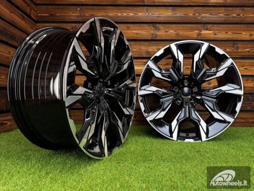 Ratlankis R20x10  5X112  ET  46  66.6  A5915  (YF5716)  Black Polished (MB)  For BMW  (M)  (HYBRID FORGED New 5 Series VIII / i5 (G60/G61/G68) Rear+Front)