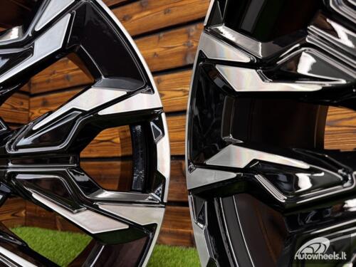 Ratlankis R20x10  5X112  ET  46  66.6  A5915  (YF5716)  Black Polished (MB)  For BMW  (M)  (HYBRID FORGED New 5 Series VIII / i5 (G60/G61/G68) Rear+Front)