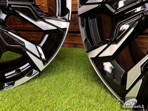 Ratlankis R20x10  5X112  ET  46  66.6  A5915  (YF5716)  Black Polished (MB)  For BMW  (M)  (HYBRID FORGED New 5 Series VIII / i5 (G60/G61/G68) Rear+Front)