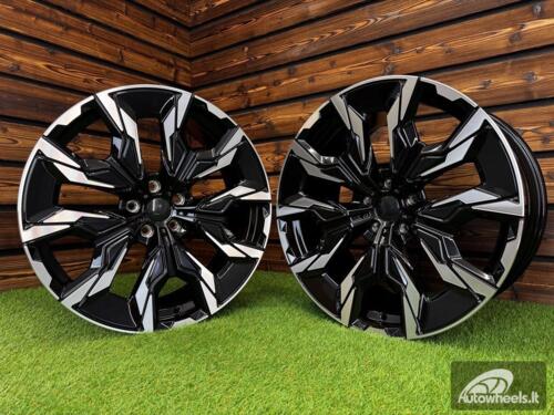 Ratlankis R20x10  5X112  ET  46  66.6  A5915  (YF5716)  Black Polished (MB)  For BMW  (Z7+M)  (HYBRID FORGED New 5 Series VIII / i5 (G60/G61/G68) Rear+Front)